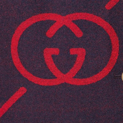 interlocking G reversible wool skirt