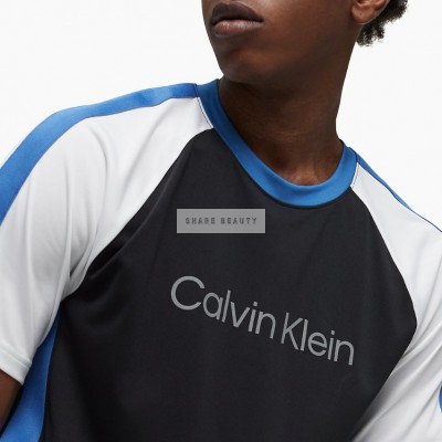 Performance Colorblock Logo Crewneck T-Shirt