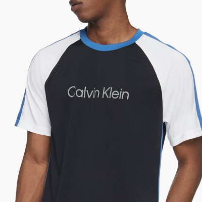 Performance Colorblock Logo Crewneck T-Shirt