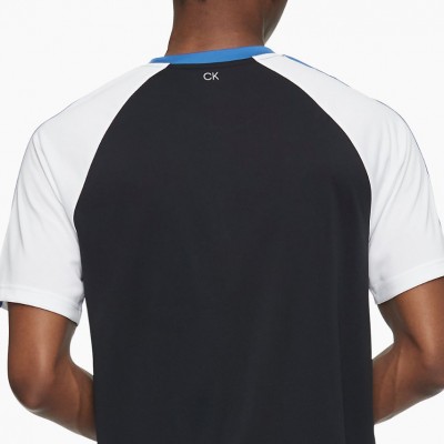 Performance Colorblock Logo Crewneck T-Shirt